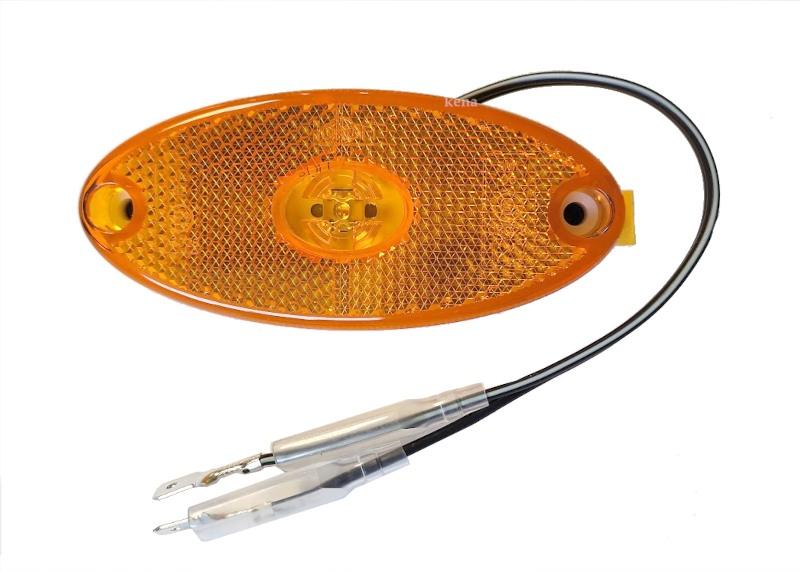 Lampa obrysowa pomarańczowa kempingowa