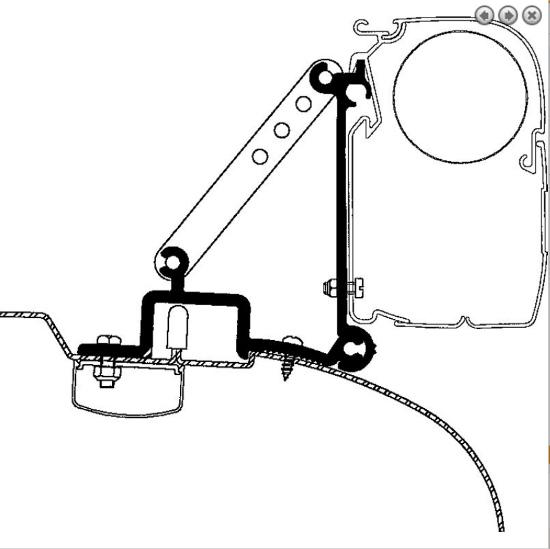 Adapter do Fiat Ducato 1994- 06/2006