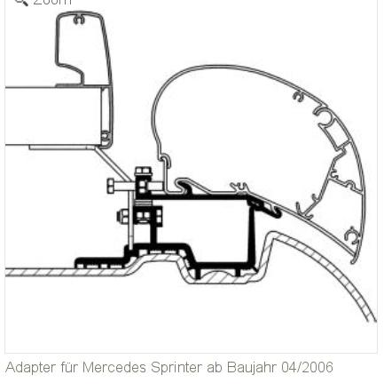 Adapter do Mercedes Sprinter od 04/2006, VW Crafter
