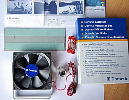 Wentylator Dometic do lodówki
