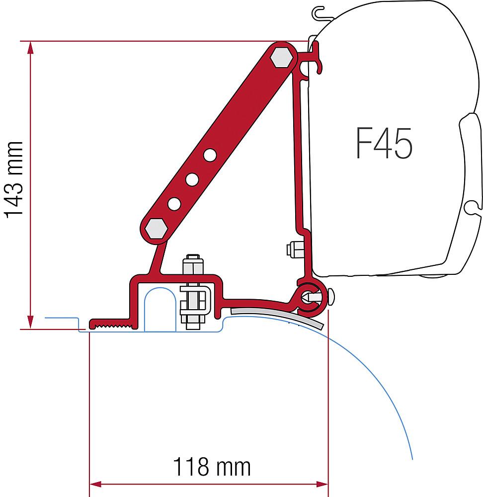 Adapter do markizy Fiamma F45 Ducato do 2006