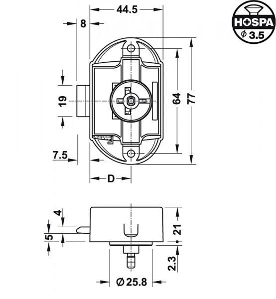 zamek meblowy kempingowy