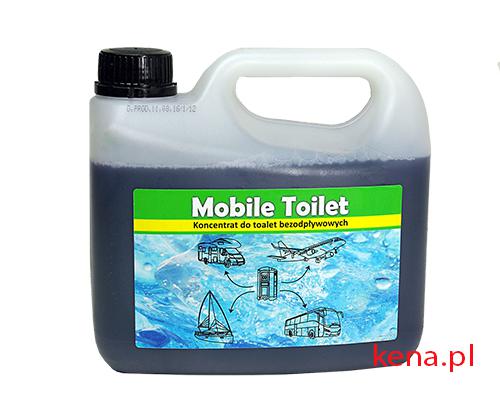 Mobile Toilet 2 litry do dolnego i górnego zbiornika