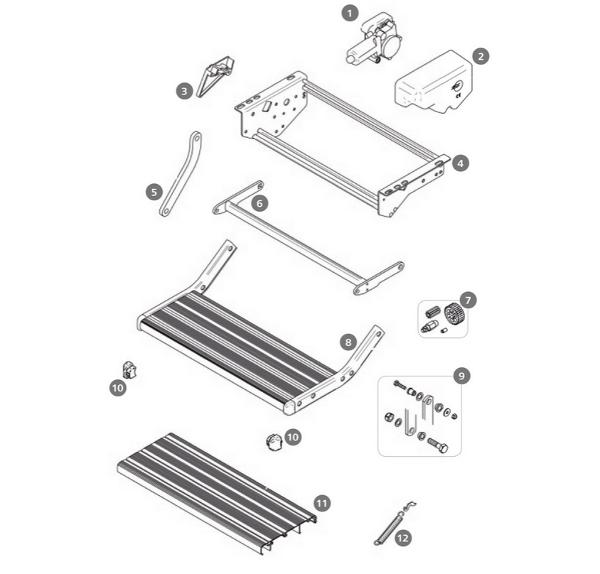 Części- silnik Thule Single Step V02