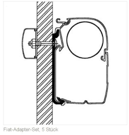 Adapter płaski zestaw , 40cm