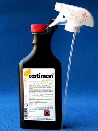 Certiman AcrylRein- mycie szyb akrylowych