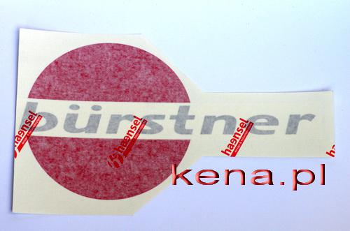 Buerstner logo naklejka wys. 21cm