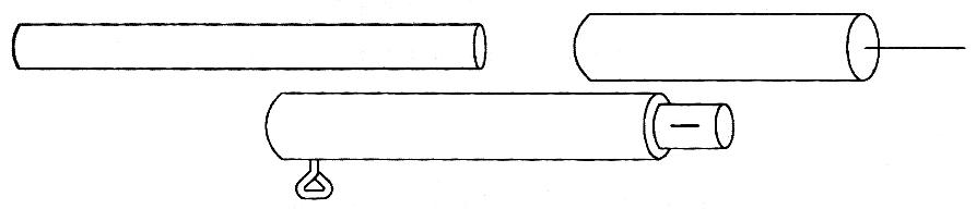 Rurki teleskopowe 3szt 115-280cm