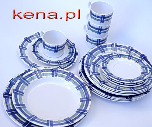 Naczynia komplet 20 cz Blue Romance